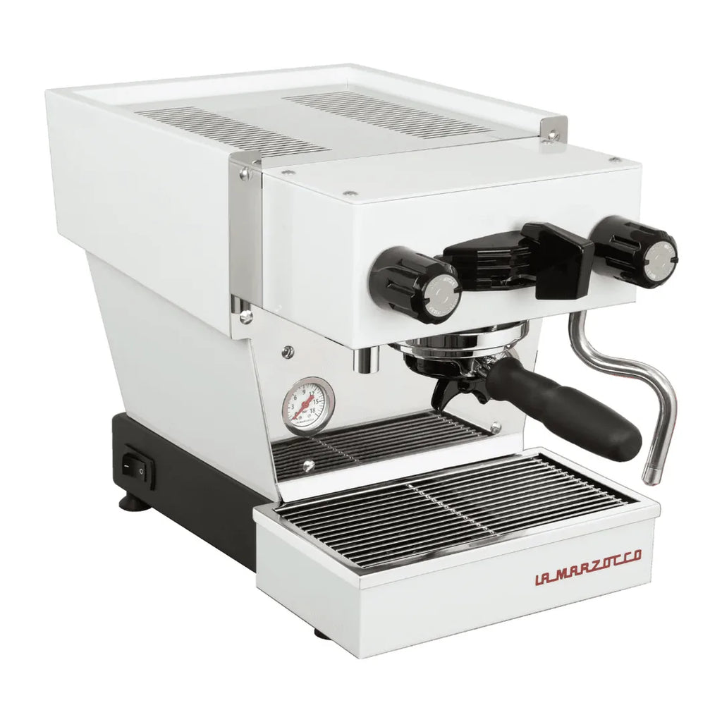 La Marzocco Linea Micra Bianco, vista 3/4