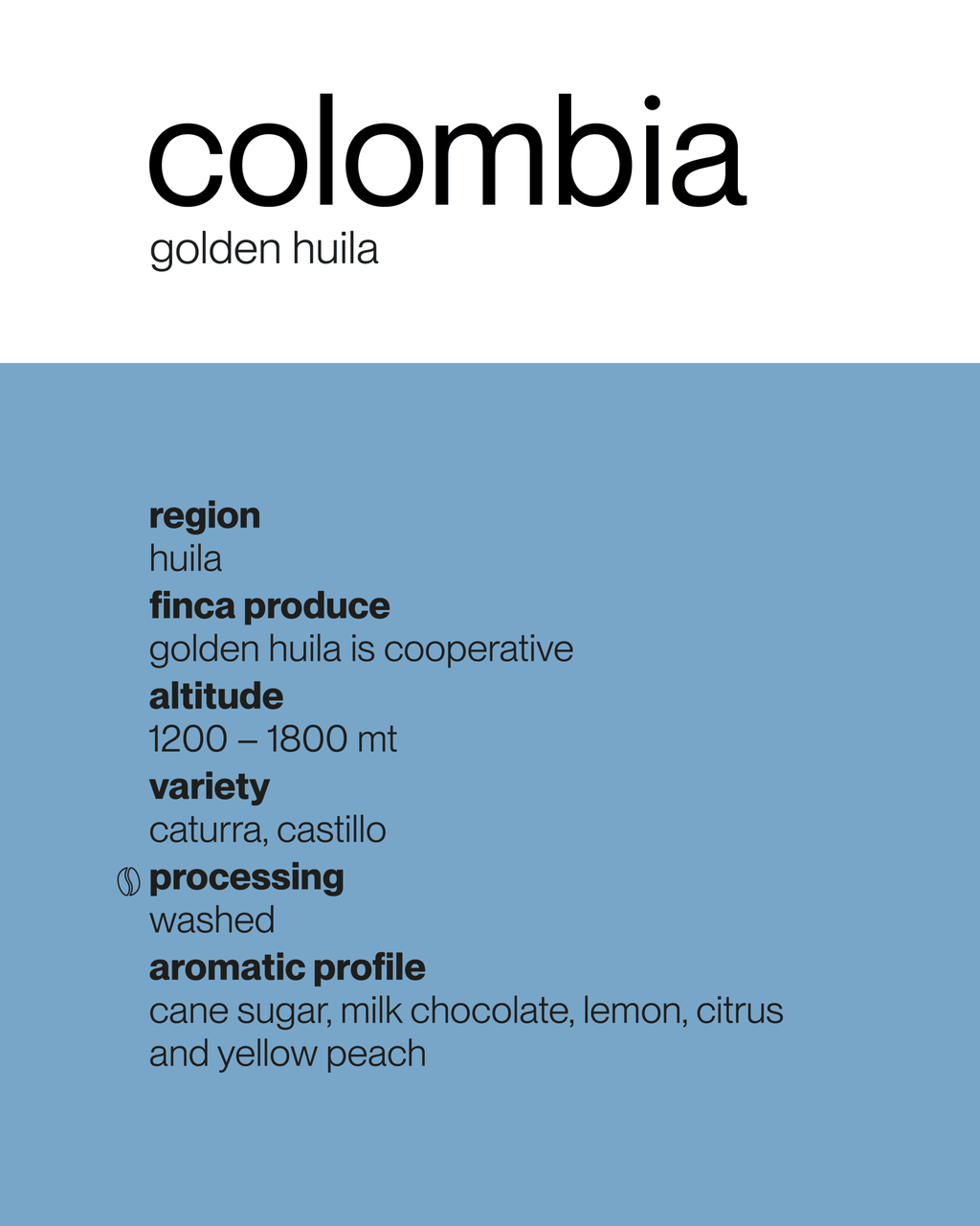 Colombia 🇨🇴 Golden Huila